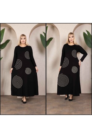 221677 TOPTAN SİYAH ELBİSE