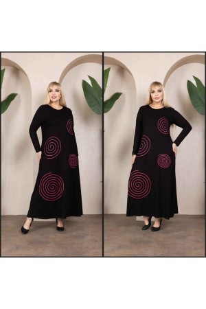 221678 TOPTAN SİYAH ELBİSE