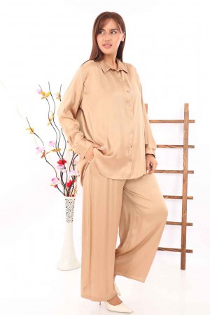 221688 beige Pants suit