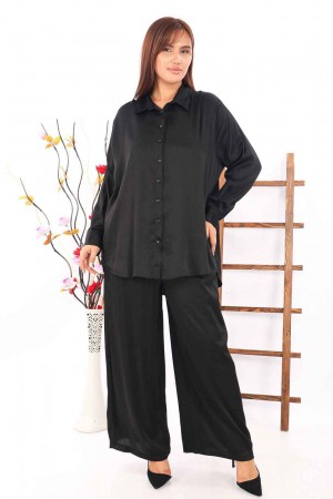221689 black Pants suit
