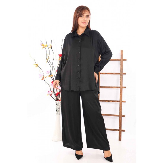 221689 black Pants suit