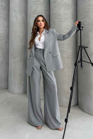 221693 TOPTAN GRİ PANTOLON TAKIM