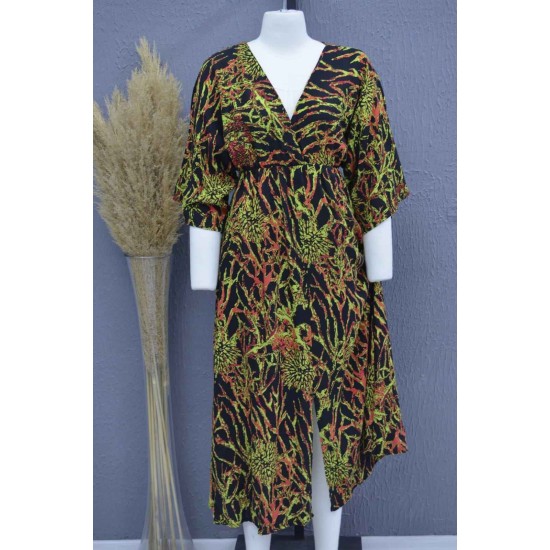 221703 patterned DRESS