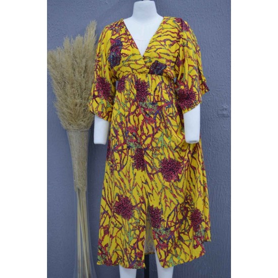 221704 patterned DRESS