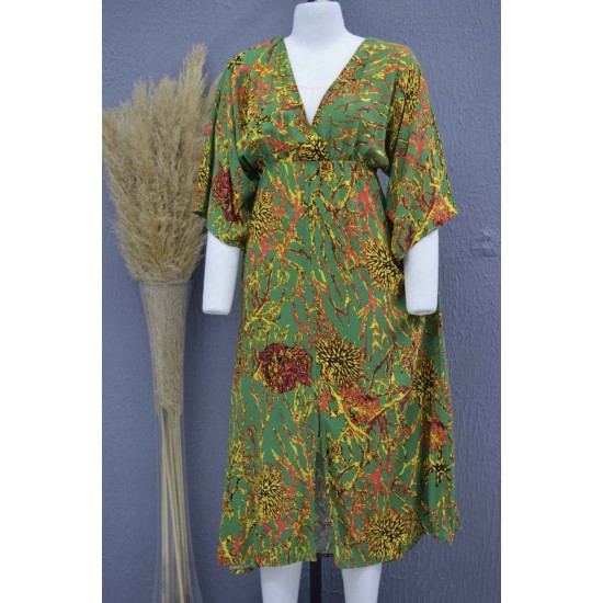 221706 patterned DRESS