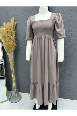 221719 TOPTAN DESENLİ ELBİSE