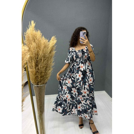 221727 patterned DRESS