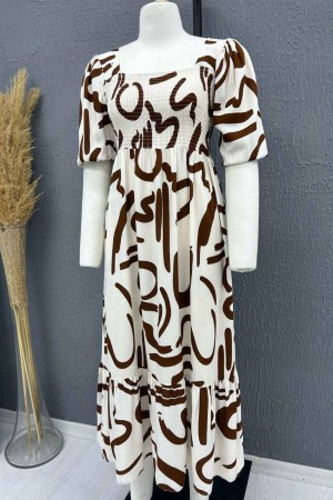 221729 patterned DRESS