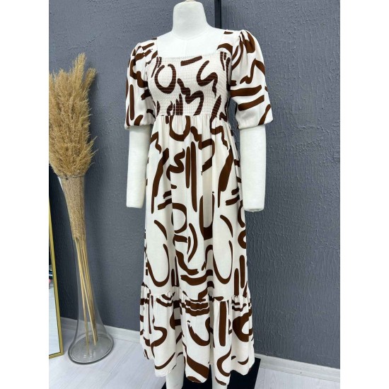 221729 patterned DRESS
