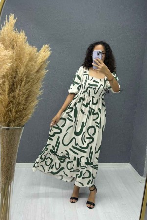 221730 patterned DRESS