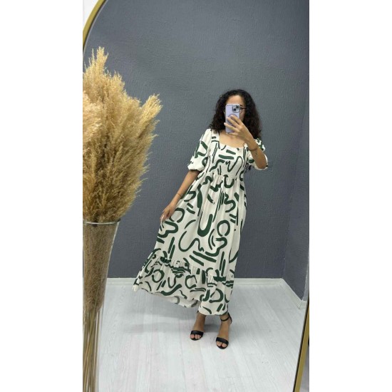 221730 patterned DRESS