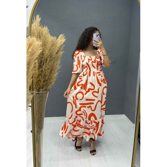 221735 patterned DRESS