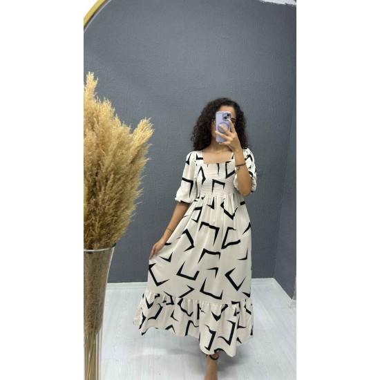 221736 patterned DRESS