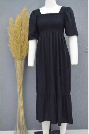 221742 TOPTAN DESENLİ ELBİSE