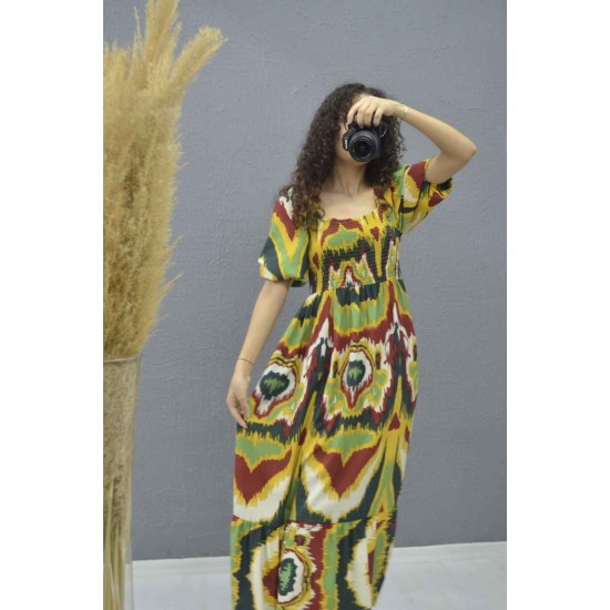 221744 patterned DRESS