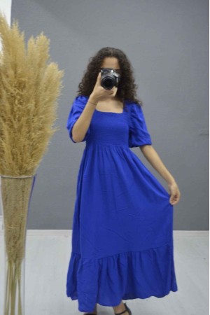 221745 TOPTAN DESENLİ ELBİSE