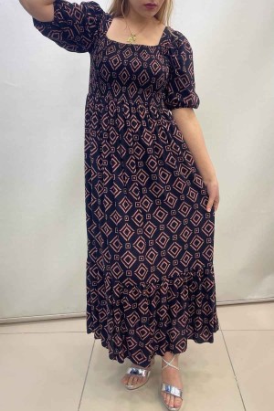 221749 patterned DRESS