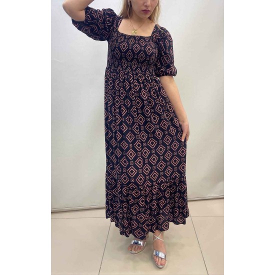 221749 patterned DRESS