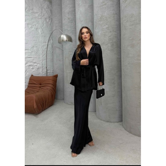 221750 TOPTAN SİYAH ETEK TAKIM