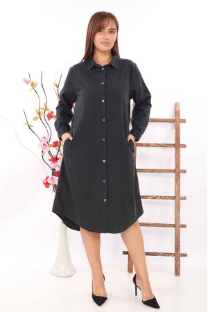 221772 TOPTAN SİYAH ELBİSE