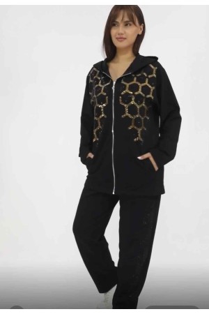 221775 TOPTAN SİYAH EŞOFMAN TAKIM