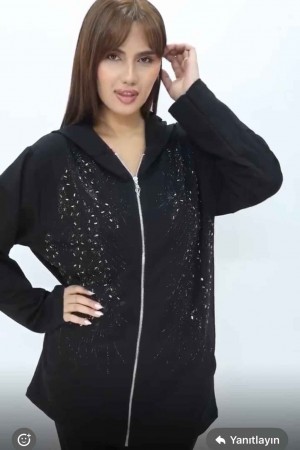 221778 TOPTAN SİYAH EŞOFMAN TAKIM