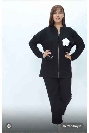 221782 TOPTAN SİYAH EŞOFMAN TAKIM