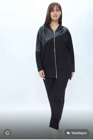 221783 TOPTAN SİYAH EŞOFMAN TAKIM