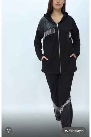 221784 TOPTAN SİYAH EŞOFMAN TAKIM