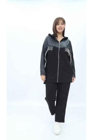 221788 TOPTAN SİYAH EŞOFMAN TAKIM