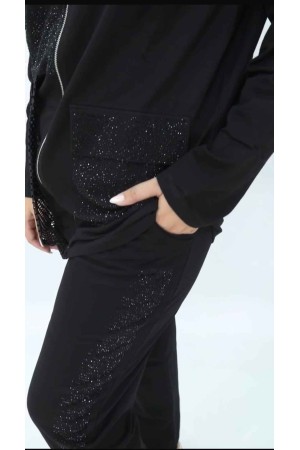 221789 TOPTAN SİYAH EŞOFMAN TAKIM