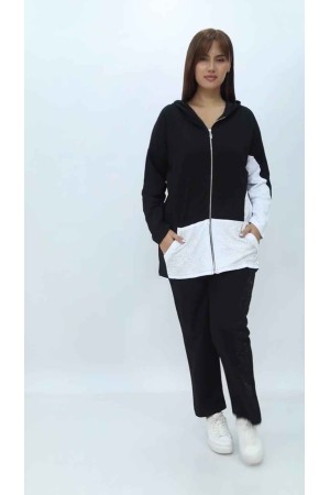 221791 TOPTAN SİYAH EŞOFMAN TAKIM