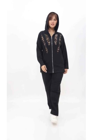 221793 TOPTAN SİYAH EŞOFMAN TAKIM