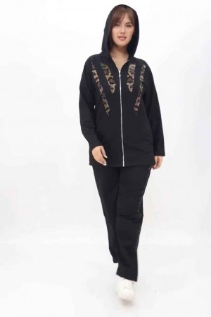 221793 TOPTAN SİYAH EŞOFMAN TAKIM