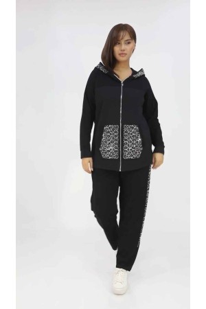 221794 TOPTAN SİYAH EŞOFMAN TAKIM