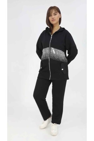 221795 TOPTAN SİYAH EŞOFMAN TAKIM