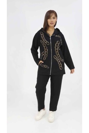 221797 TOPTAN SİYAH EŞOFMAN TAKIM