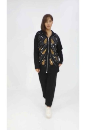 221798 TOPTAN SİYAH EŞOFMAN TAKIM