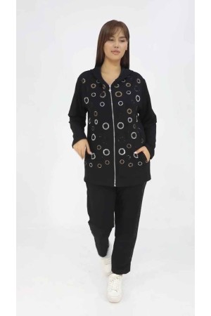 221799 TOPTAN SİYAH EŞOFMAN TAKIM