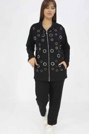 221799 TOPTAN SİYAH EŞOFMAN TAKIM