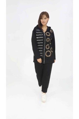 221800 TOPTAN SİYAH EŞOFMAN TAKIM