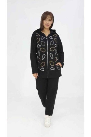 221801 TOPTAN SİYAH EŞOFMAN TAKIM