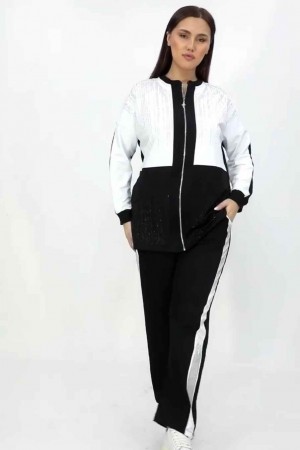 221802 TOPTAN SİYAH EŞOFMAN TAKIM