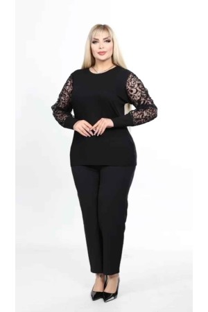 221806 TOPTAN SİYAH BLUZ