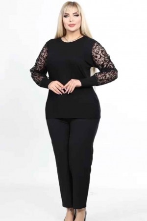 221806 TOPTAN SİYAH BLUZ