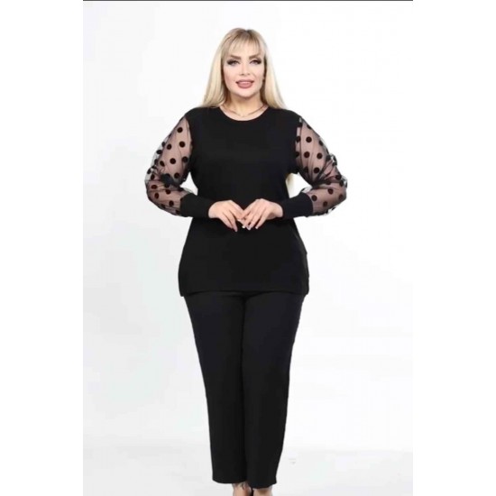 221809 TOPTAN SİYAH BLUZ