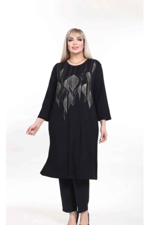 221816 TOPTAN SİYAH TUNİK
