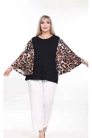 221819 TOPTAN SİYAH BLUZ