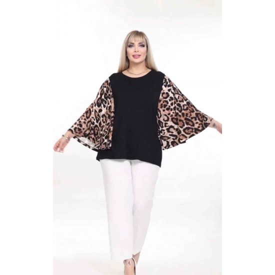 221819 TOPTAN SİYAH BLUZ