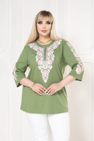 221828 TOPTAN HAKİ BLUZ